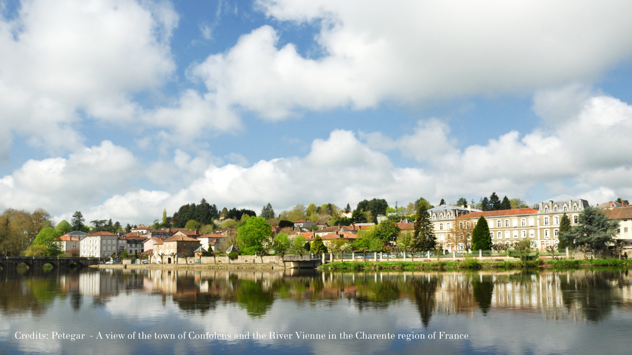 Confolens river Vienne